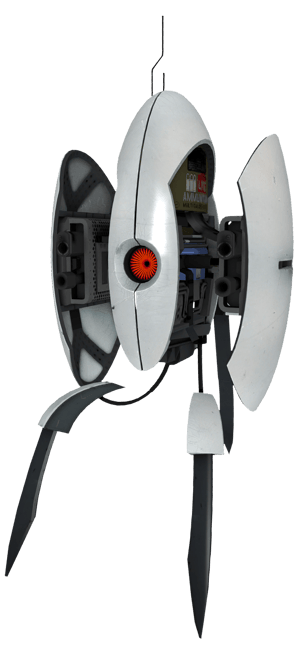This is the Avatar Image for the Portal Turret AI Voice and Text to Speech Generator